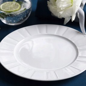 Tányér 20,5 cm Oktáv Fehér Ćmielów