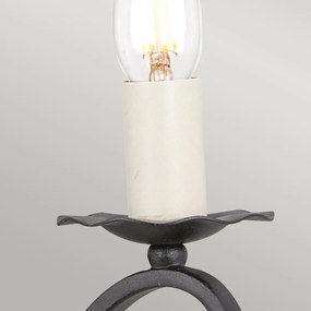 Elstead Lighting RECTORY RY2A-BLACK Fali lámpa 2x60W/E14