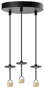 LUCAS BASE 3R Függeszték GU10 BK