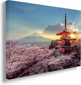Vászonkép Japán táj japán nappali dekoráció 40x30 cm