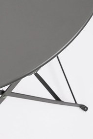 Antracitszürke acél kétszemélyes kerti étkezőgarnitúra Austin – Bizzotto