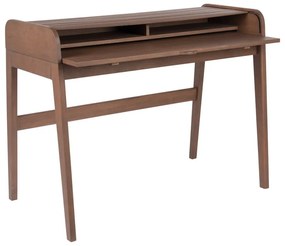 Barbier barna íróasztal kihúzható asztallappal - Zuiver