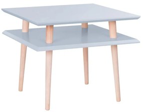 Square világosszürke dohányzóasztal, 55 x 55 cm - Ragaba