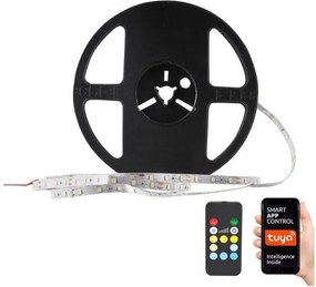Ecolite DX-SMD2835-BI/5M/TUYA - LED Dimmelhető szalag Wi-Fi 5m 7,3W/230V Tuya+ távirányító