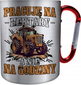 Fém Bögre Hektáronként Dolgozom Ajándék Gazdálkodó Traktor Gazdálkodó