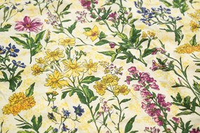 Krepp ágyneműhuzat HERBELLE színes Ágyneműhuzat mérete: 70 x 90 cm | 140 x 200 cm