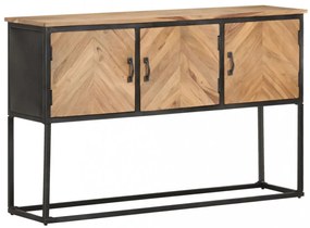 tömör akácfa komód 120 x 30 x 75 cm