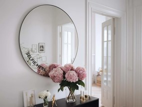 Tükör matrica S49 – SELFIE HERE. (round)