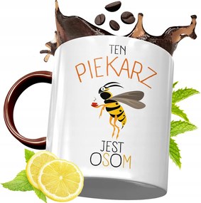 Bordó Bögre Péknek Születésnapra Ajándék fényképes nyomattal