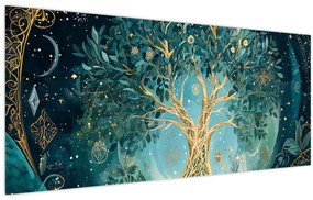 Kép – Életfa az univerzumban (120x50 cm)