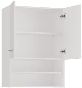 Pola mini DK felső fürdőszoba szekrény, fehér