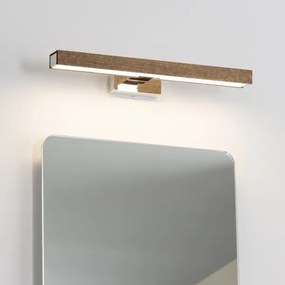 Brilagi-LED Fürdőszobai tükörmegvilágítás WOODY MIRROR LED/8W/230V IP44 tölgy/króm