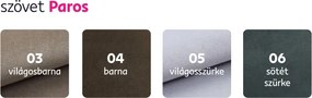 Kinyitható ülőgarnitúra, bézs, jobbos, KORIO