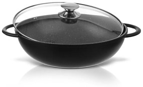 Orion Grande wok edény üvegfedéllel átmérő: 32 cm