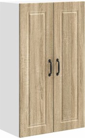 vidaXL Konyhaszekrény polcokkal Sonoma tölgy 60 x 31 x 100 cm Faanyag