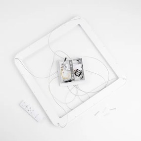 Brilagi - LED dimmelhető kábelre függeszthető csillár FALCON SLIM LED/50W/230V 50x50 cm fehér + távirányító