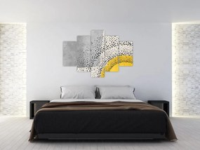 Kép - N⁰3 strand absztrakt festménye (150x105 cm)