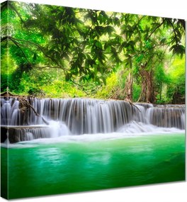 Vászonkép 70x70 Vízesés Thaiföldön