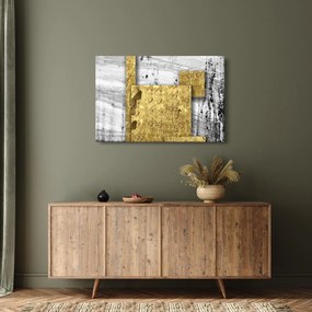 Kép - Arany négyzetek N⁰1 (90x60 cm)