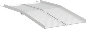 vidaXL Kerekesszék rámpa 270 kg Ezüst 92 x 73 x 5 cm Alumínium