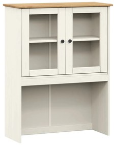 VIGO fehér tömör fenyőfa magasszekrény 78x40x175 cm
