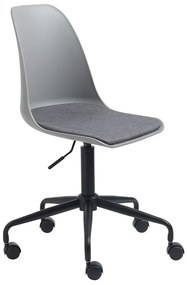 Whistler irodai szék, szürke PP, szürke ülőlap