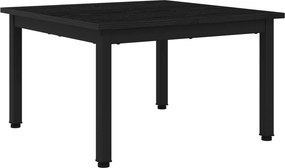 vidaXL Dohányzóasztal Fekete tölgy 60 x 60 x 36 cm Faanyag
