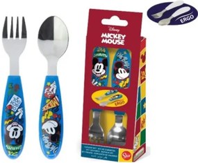 Disney Mickey True Champions fém ergo evőeszköz készlet - 2 darabos