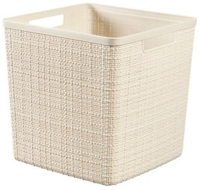 Curver Jute Cube doboz 17L bézs