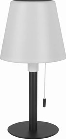 LED fényerőszabályozható napelemes lámpa LED/2W/5V USB 1200 mAh IP44 fehér/fekete
