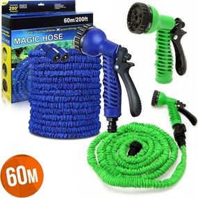 X-HOSE locsolócső szórófejjel 60m, zöld