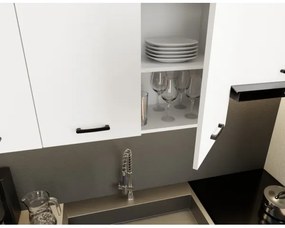 ARLEN 180 cm fehér konyhabútor