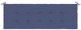 tengerészkék oxford szövet kerti padpárna 150x50x4 cm