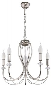 Jupiter 1615 - Csillár láncon MELODY 5xE14/40W/230V króm