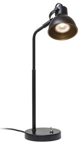 RENDL R12512 ROSITA asztali lámpa, dolgozólámpa fekete/aranysárga