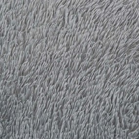 ezüstszürke hosszú szálú NAVARRA bozontos szőnyeg 200x290 cm
