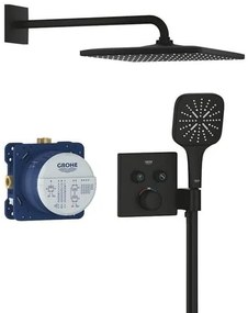 Grohe Grohtherm Smartcontrol zuhanyrendszer vakolat alatti résszel együtt phantom black 34865kf0 G34865KF0