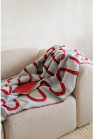 Piros takaró 150x200 cm Swirl – noo.ma