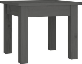 vidaXL szürke tömör fenyőfa dohányzóasztal 35 x 35 x 30 cm