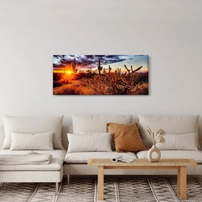 Kép - Arany sivatagi óra (120x50 cm)