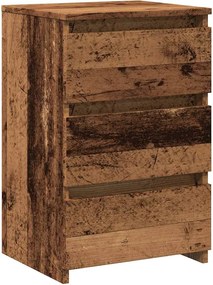 vidaXL antik fa színű szerelt fa éjjeliszekrény 40x35x62,5 cm