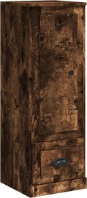 vidaXL füstös tölgy színű szerelt fa magasszekrény 36x35,5x103,5 cm