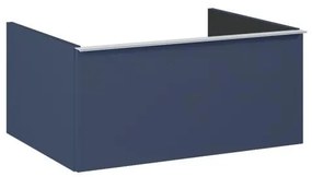 AREZZO design MONTEREY 60 cm-es alsószekrény 1 fiókkal Matt Kék színben, szifonkivágás nélkül