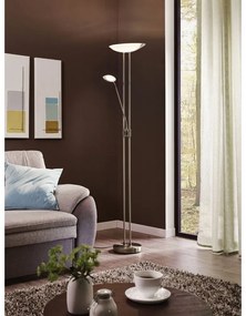 Szürke LED állólámpa üveg búrával (magasság 180 cm) BAYA LED – EGLO