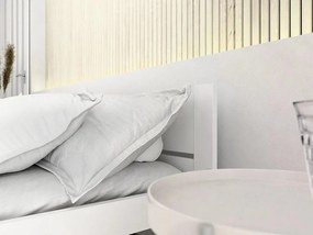 Ágy IKAROS DOUBLE 80 x 200 cm, fehér Ágyrács: Ágyrács nélkül, Matrac: Deluxe 10 cm matrac