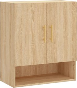 vidaXL sonoma tölgy színű szerelt fa faliszekrény 60 x 31 x 70 cm
