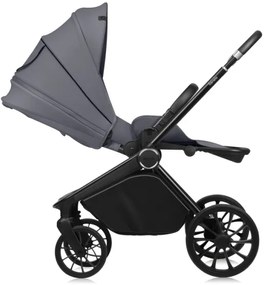 Lionelo - MIKA PLUS 3 az 1-ben kombinált babakocsi, kőszürke