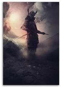 Gario Vászonkép Szamurájok a ködben - Patryk Andrzejewski Méret: 60 x 90 cm