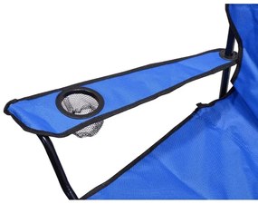 Összecsukható kempingszék kék