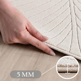 Krémszínű kültéri-beltéri futószőnyeg 80x250 cm Nova 1204 – Ayyildiz Carpets
